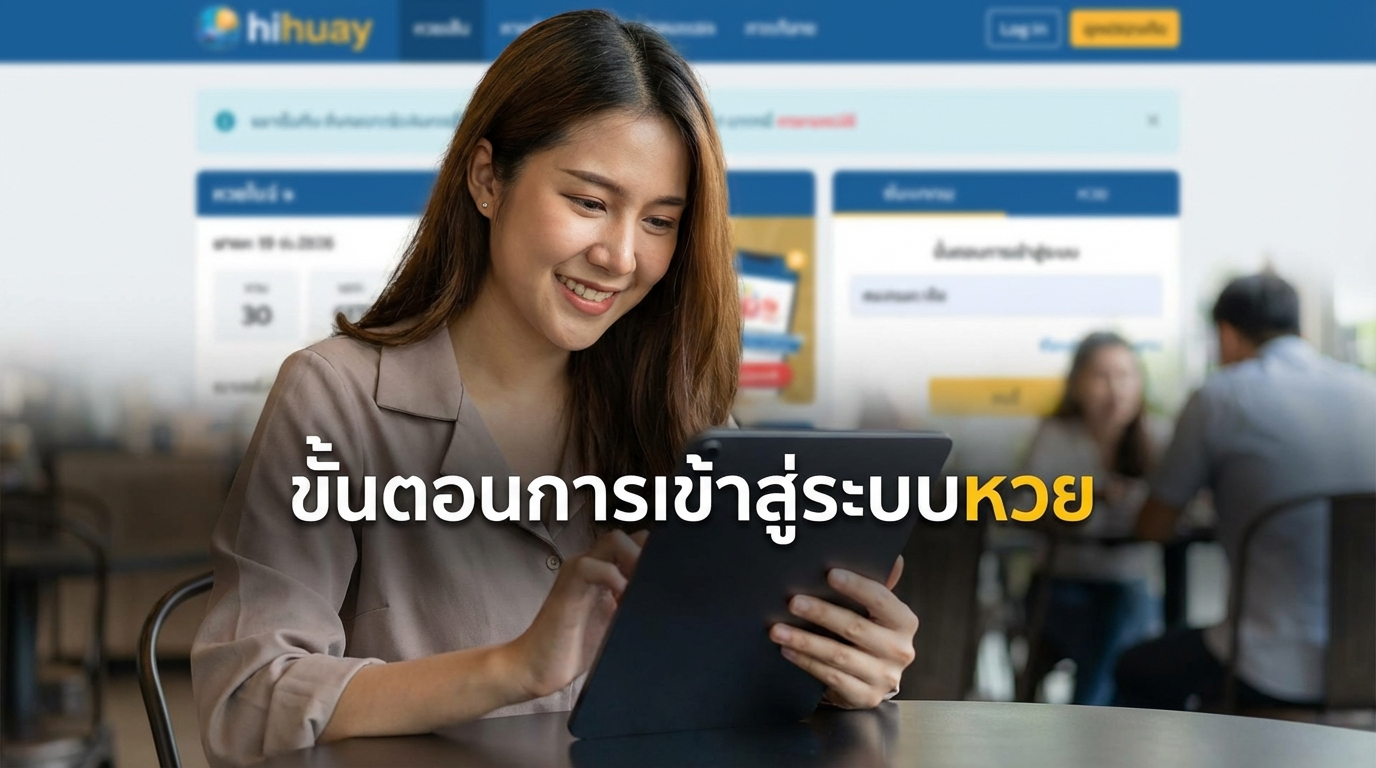 ขั้นตอนการเข้าสู่ระบบ hihuay